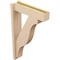 Ekena Millwork 5 1/2-in W x 20-in D x 32-in H Funston Block Rough Cedar Woodgrain TimberThane Outlooker, Primed Tan OUTUR055X20X32FST44RCPR - alternate 6